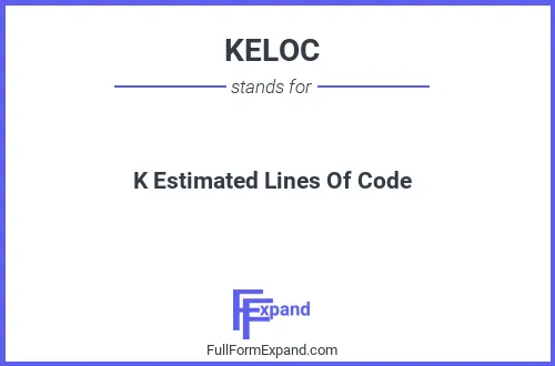 Full form of KELOC