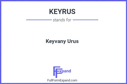 Full form of KEYRUS