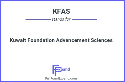 Full form of KFAS