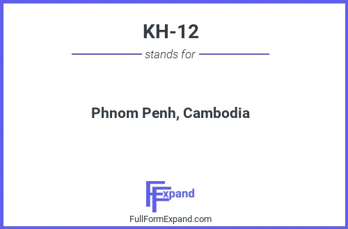 Full form of KH-12