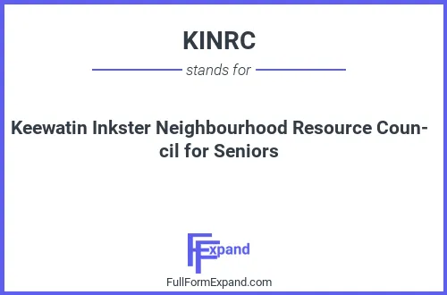 Full form of KINRC