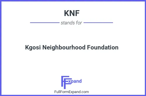 Full form of KNF