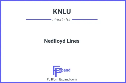 Full form of KNLU