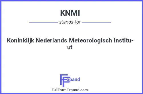 Full form of KNMI