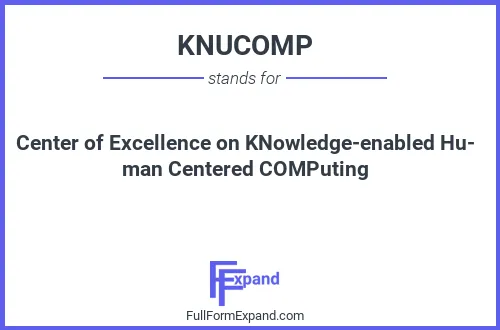 Full form of KNUCOMP