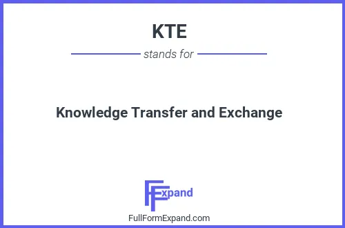 Full form of KTE