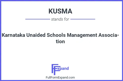 Full form of KUSMA