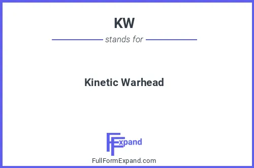 Full form of KW
