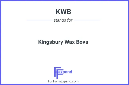Full form of KWB