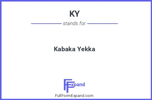 Full form of KY