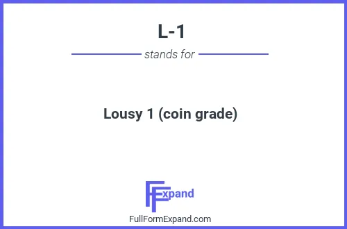 Full form of L-1
