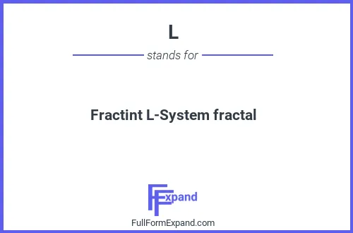 Full form of L