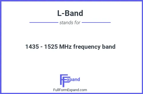 Full form of L-Band