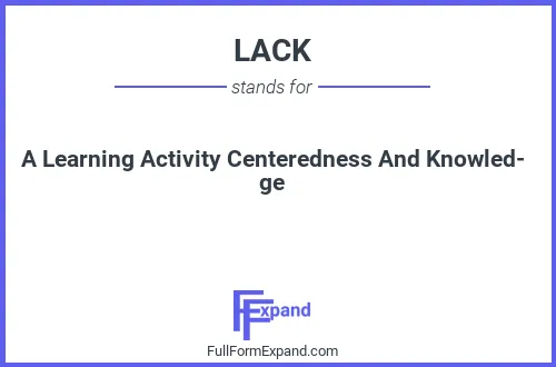 Full form of LACK