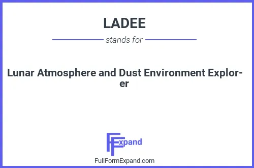 Full form of LADEE