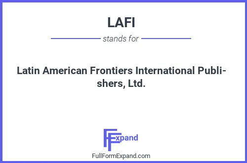 Full form of LAFI