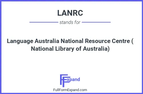 Full form of LANRC