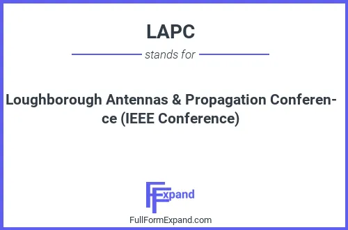 Full form of LAPC