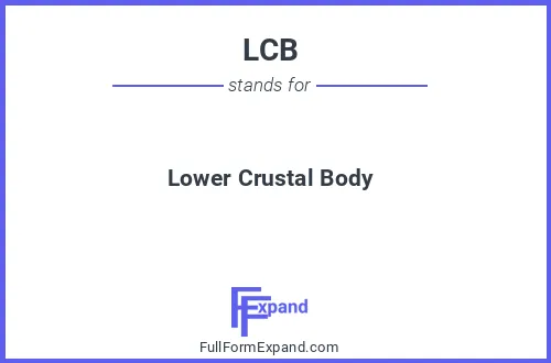 Full form of LCB