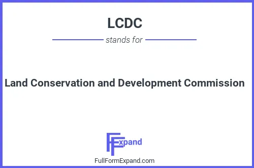 Full form of LCDC