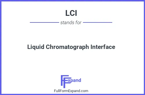Full form of LCI