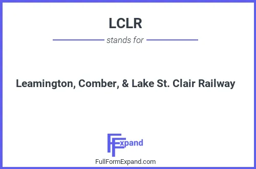 Full form of LCLR
