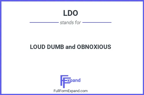Full form of LDO