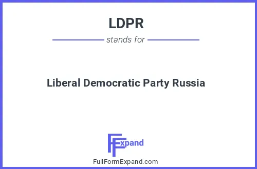 Full form of LDPR