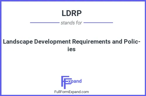 Full form of LDRP