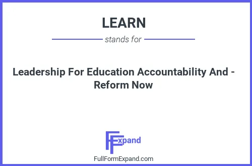 Full form of LEARN