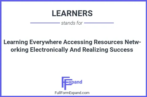 Full form of LEARNERS