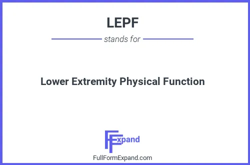 Full form of LEPF