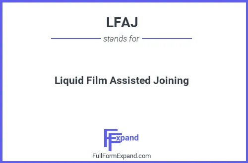 Full form of LFAJ