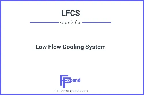 Full form of LFCS