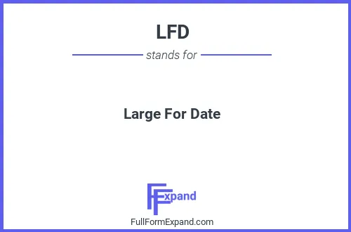 Full form of LFD