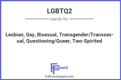 Full form of LGBTQ2