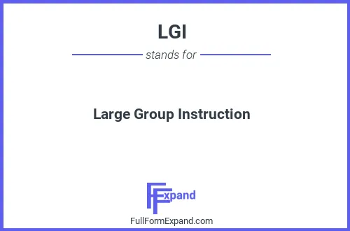 Full form of LGI