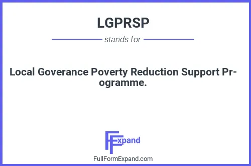 Full form of LGPRSP
