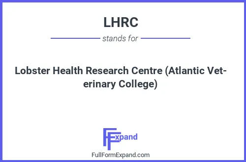 Full form of LHRC