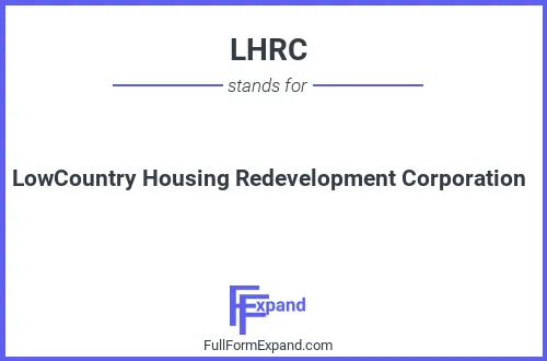 Full form of LHRC