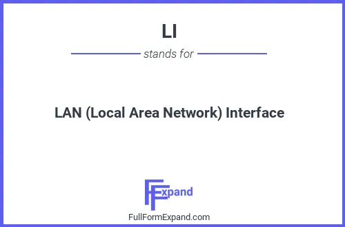 Full form of LI