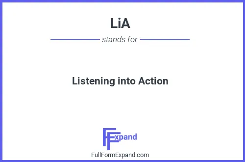 Full form of LiA
