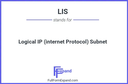 Full form of LIS