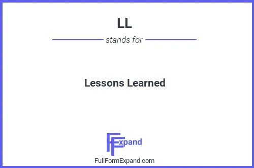Full form of LL