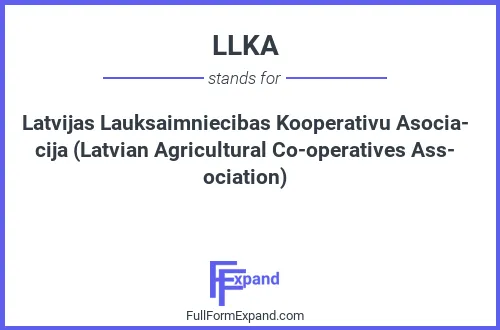 Full form of LLKA