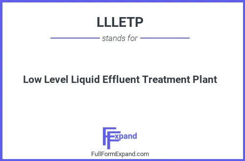Full form of LLLETP