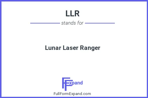 Full form of LLR