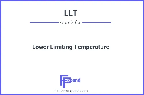 Full form of LLT