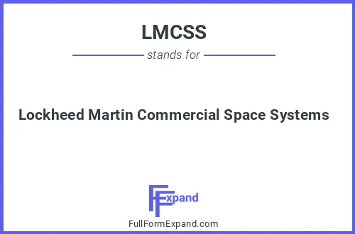 Full form of LMCSS