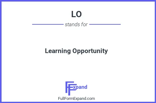 Full form of LO